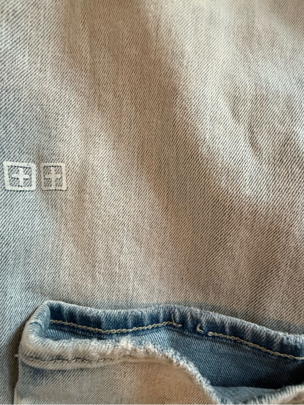 Ksubi Van Winkle Jeans 33 Light Wash Distressed Skinny Denim Trashed Men’s - Picture 8 of 14